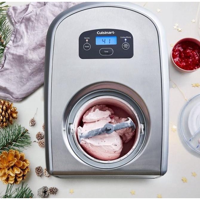 Ice Cream Maker Cuisinart ICE 100 / Mesin Pembuat Es Krim dan Gelato stok ada terus