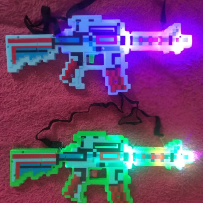 minecraft senjata SENAPAN nyala suara model m416 m4 ar15