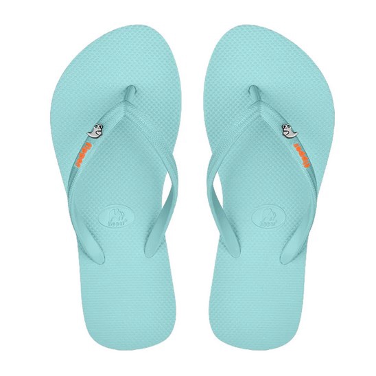 Sandal Fipper Glitter Blue Morning Orange Original