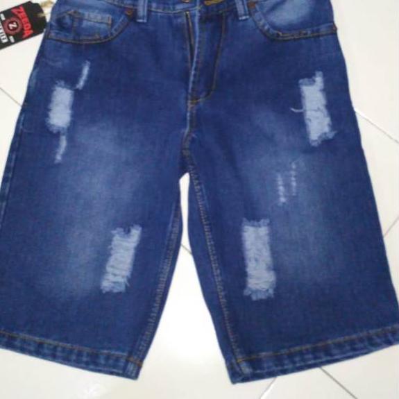 Celana Jeans Pendek ripped sobek Pria BIG SIZE Murah Ada Ukuran Jumbo 39-44 Big