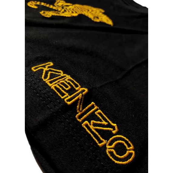 Kaos tshirt Kz harimau logo bordir terbaru bahan catton combed 24s