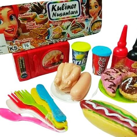 Mainan Kuliner Nusantara KS76 Junk Food