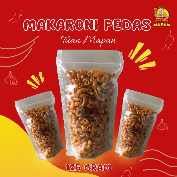 

Makaroni Kering Daun Jeruk & Garlic Oil 125 Gram Pedas Asin Gurih