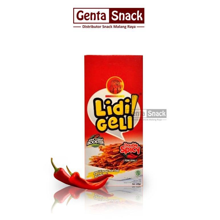 

㊦ Lidi geli double spicy (pedas sekali) 90gram ⍈