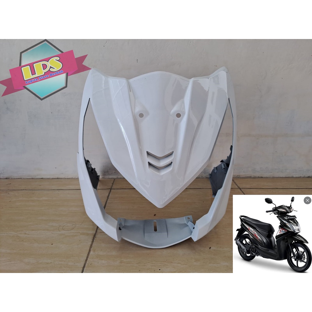 Cover Tameng Body Depan BEAT FI Warna Putih Termurah