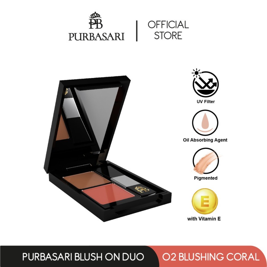 PURBASARI Blush On Duo