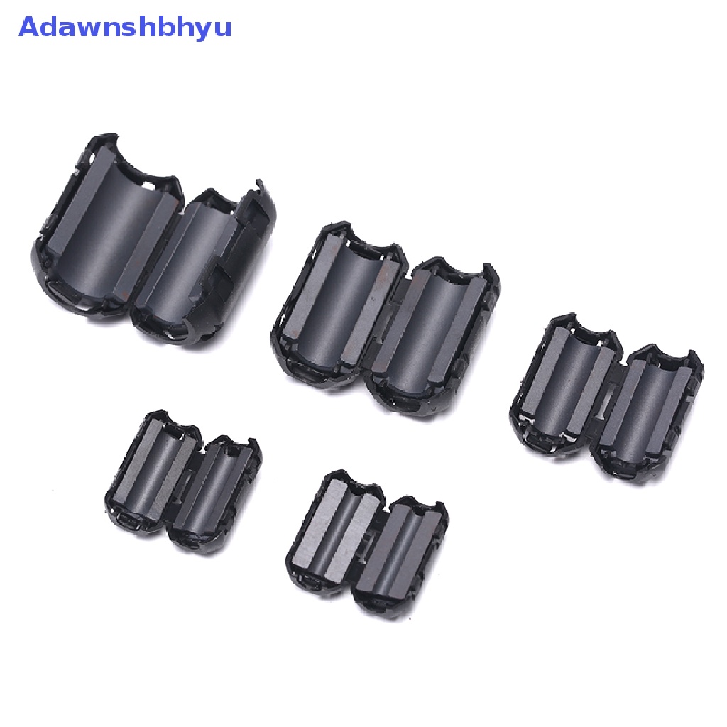 Adhyu 5pcs Clip-on Ferrite Ring Kabel Klip Core RFI EMI Noise Suppressor Filter Beads ID