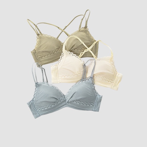 【 Bra Mall 】BM-353 Bra BH Push Up Set Tanpa Kawat Wanita Bikini Sport Beha