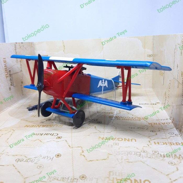Diecast Miniatur Pesawat Fokker D.VII - Newray Classic Plane Murah