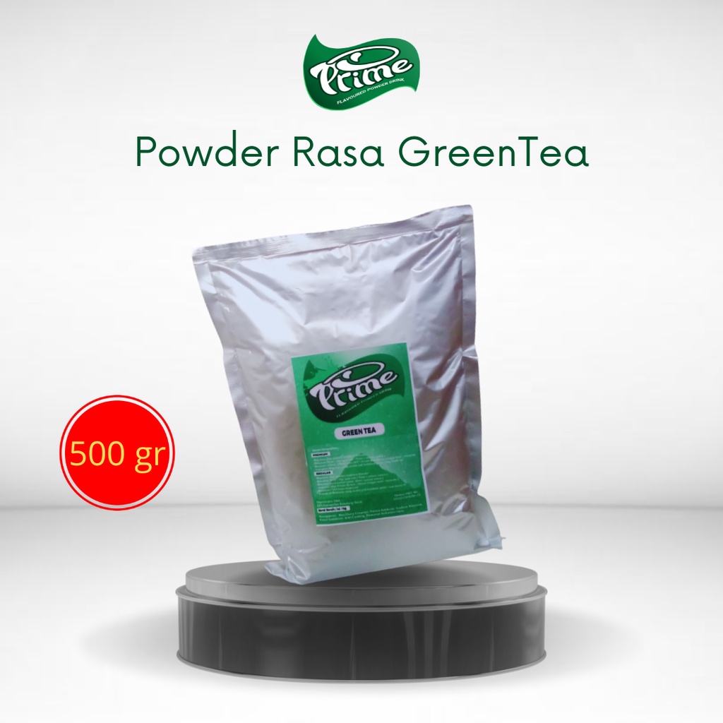 

Prime Bubuk Minuman Rasa Greentea 500gr