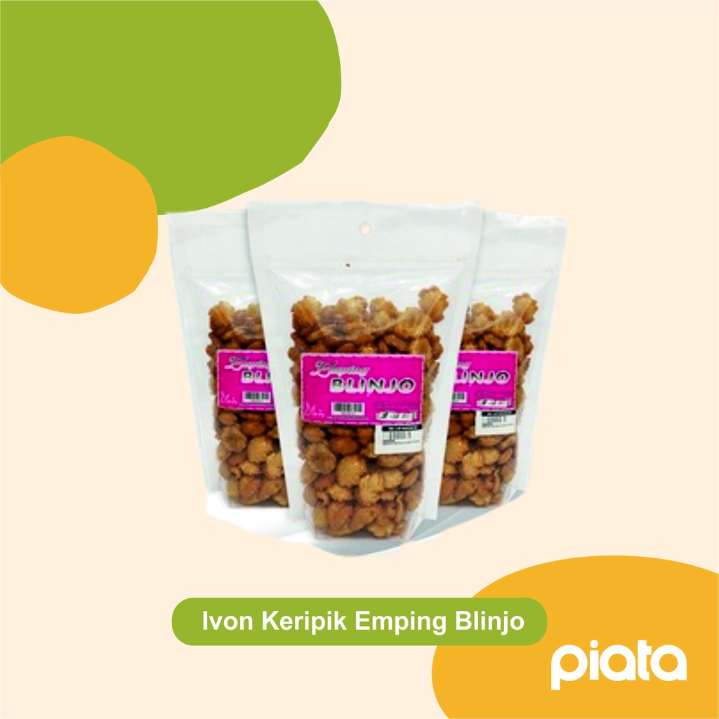 

Emping Blinjo - Ivon pouch Camilan Snack jajanan enak murah kerupuk
