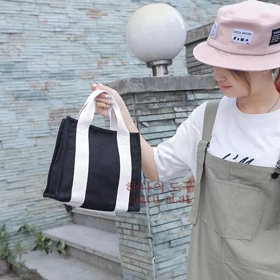 SATU ALAT Tas Selempang CHANTIKA 100% Canvas Premium Tebal Tas Kanvas