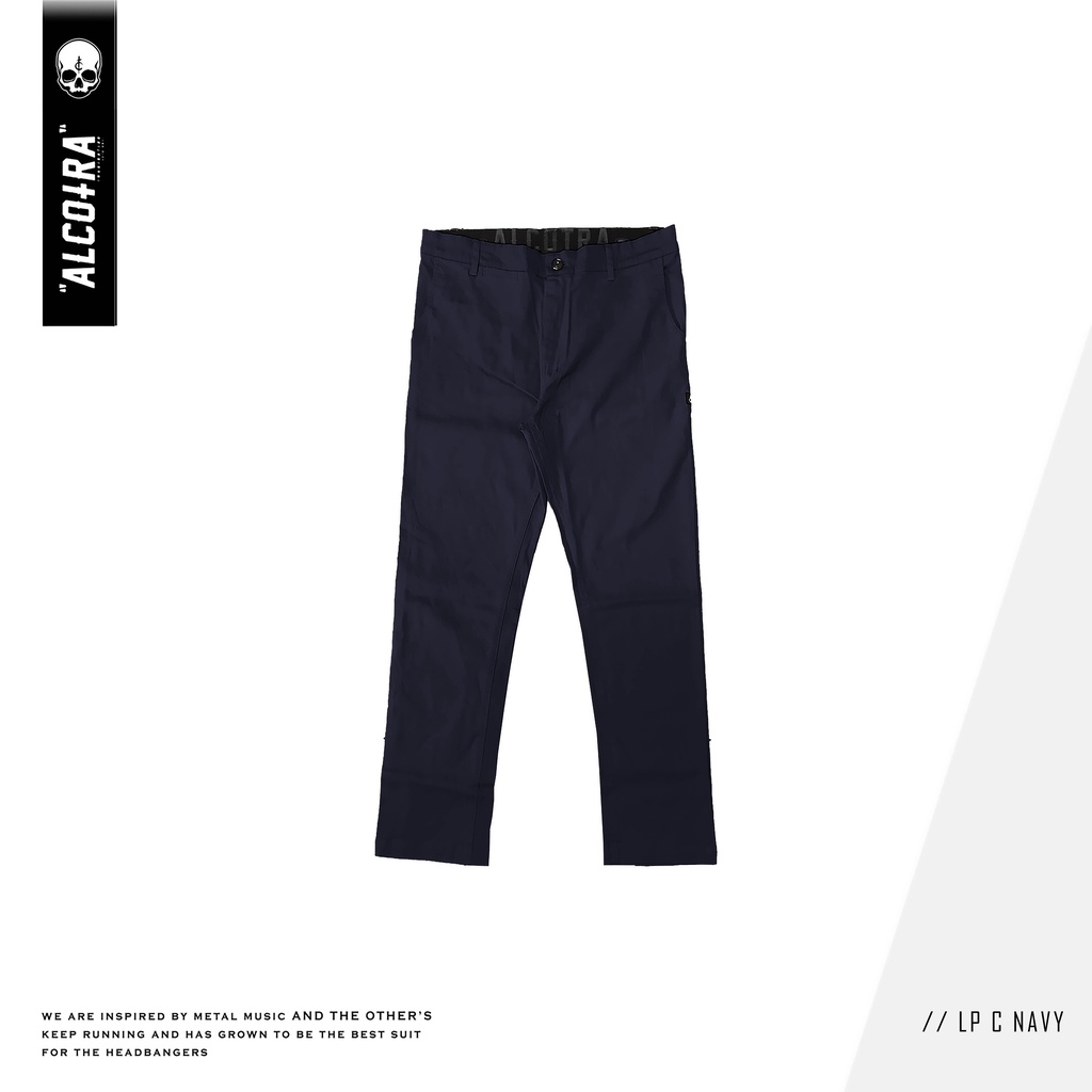 LP C NAVY // CELANA PANJANG MODEL CHINO ALCOTRA