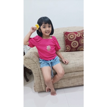 RACHIDKIDS / BAJU ANAK CEWEK LUCU / BELLA RIB TOP