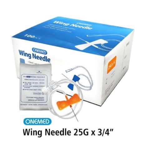 Wing Needle Onemed  23, 25, 27G Perbox