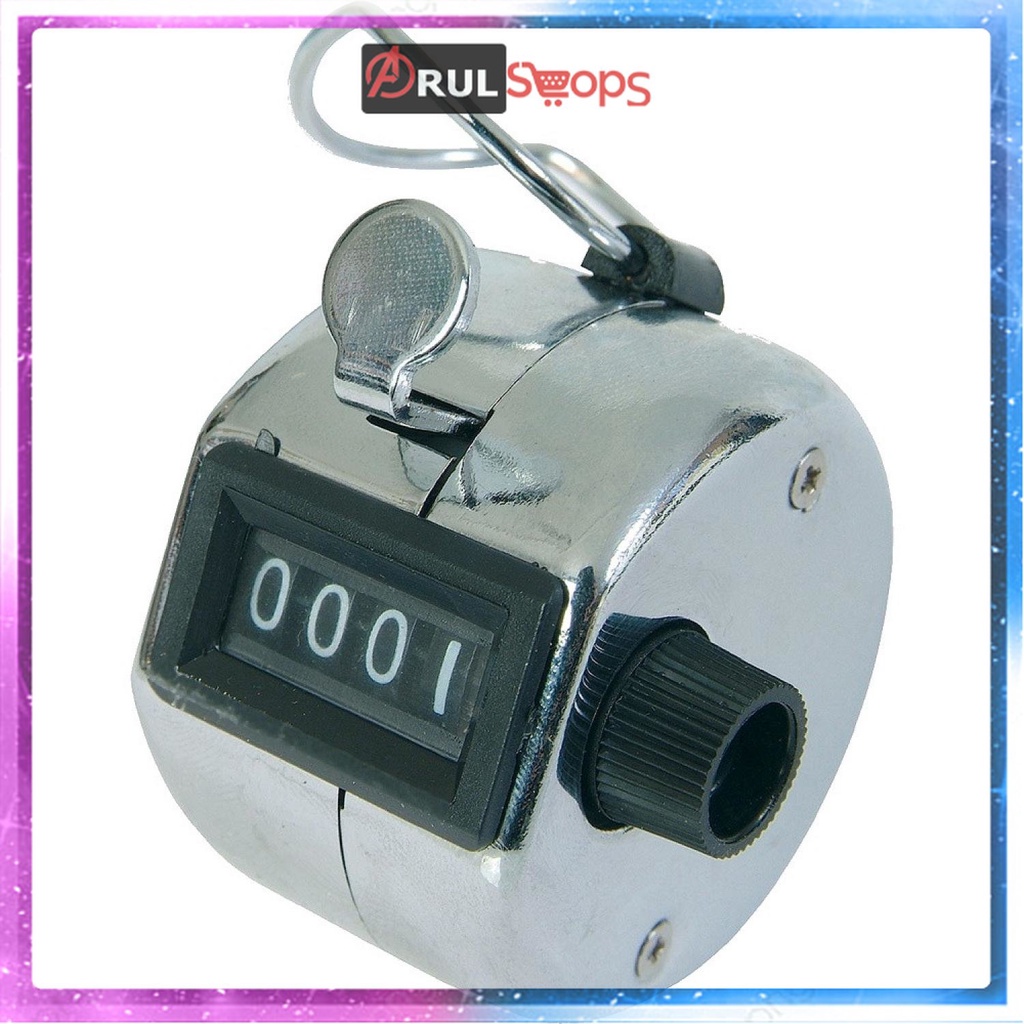 

ARS TOOLS - Alat Penghitung Manual Hand Tally Counter 4 Digit - TD99
