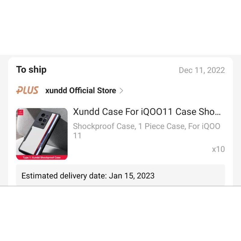 XUNDD IQOO 11 SOFT CASE