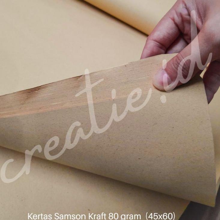 

⇇ [10 LBR] SAMSON KRAFT COKELAT 80 GRAM 45X60 CM ♝