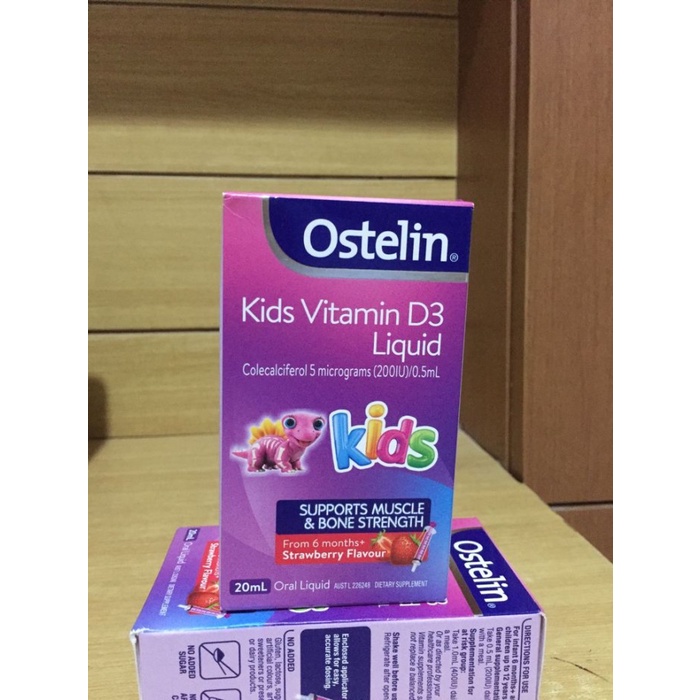 Ostelin Kids Vitamin D3 Liquid sirup untuk tulang anak