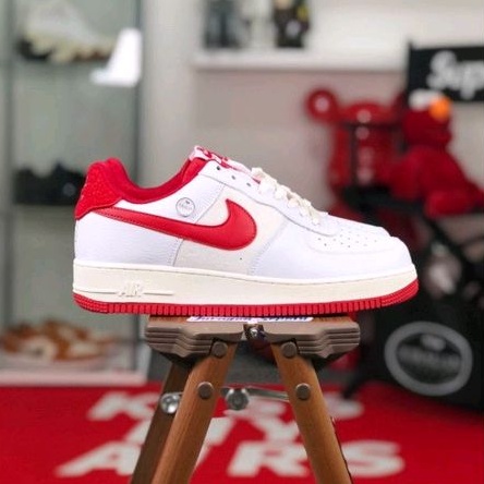 Nike Air Force 1 '07 LV8 &quot;Varsity Jacket&quot; White/Gym Red-Sail