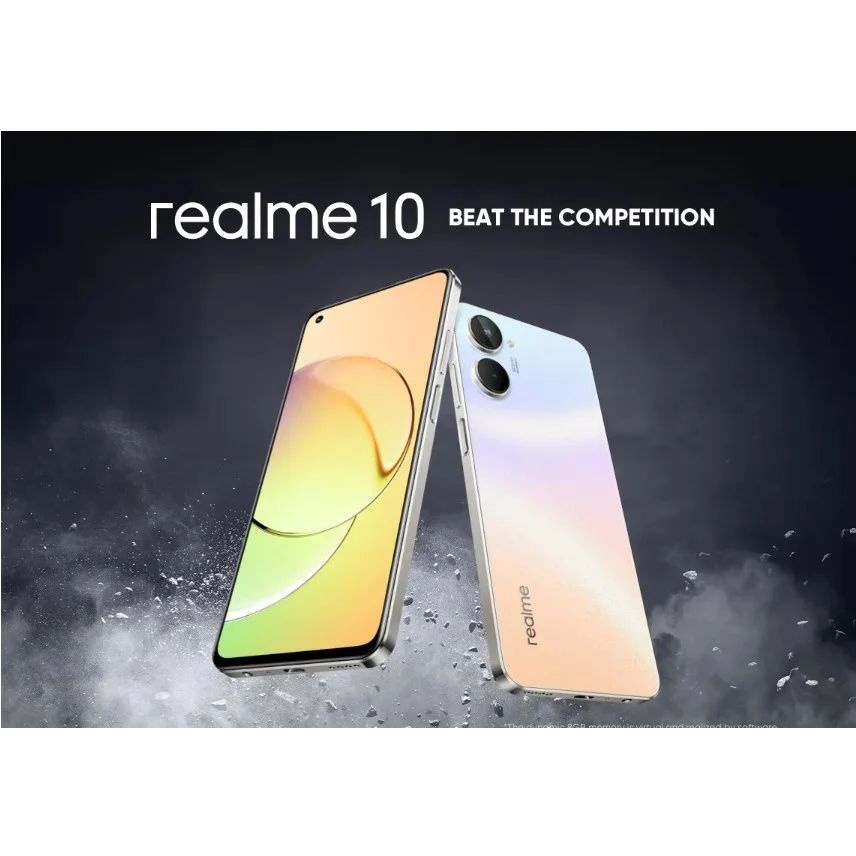 Realme Smartphone Realme 10 8/256GB 6,4 Inch Garansi Resmi