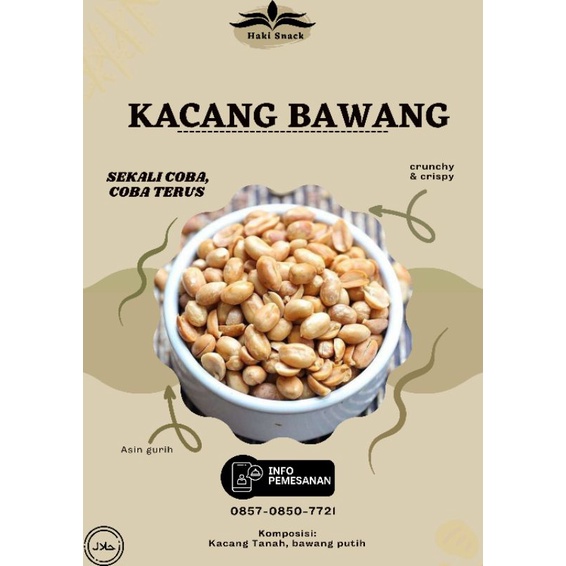 

Kacang Bawang HakiSnack
