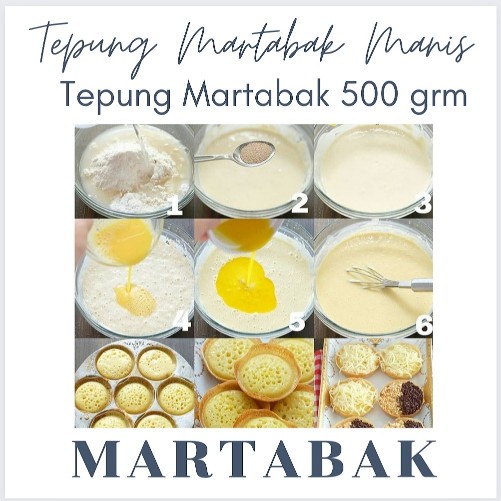 

Tepung Premix Martabak Manis (Terang Bulan) 500 gram