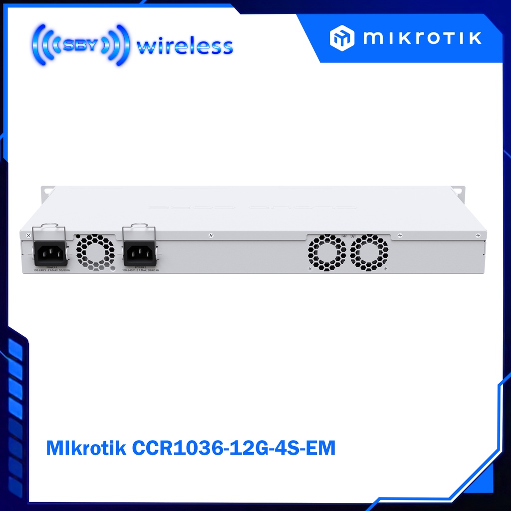 MIkrotik CCR1036-12G-4S-EM Cloud Core Router