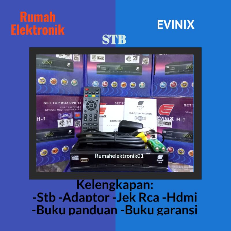 SET TOP BOX STB EVINIX H-1 + HDMI / STB MYVO