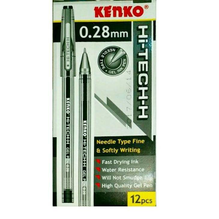 

(New)-K48N-») PULPEN HI TECH KENKO 0.28 MM HITAM / PULPEN KENKO HI-TECH-H 0.28 MM HITAM trending