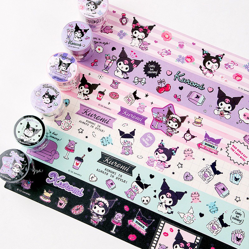 Stiker Washi Tape Masking Tape Selotip Motif Sanrio kertas motif Polos Motif Kotak Kotak Lucu Dekorasi Buku Book Diary Diari Memo Journal Catatan Harian Anak Sekolah Alat Tulis Bisa Untuk Kado Ulang Tahun Scraping book Sticker @banyak