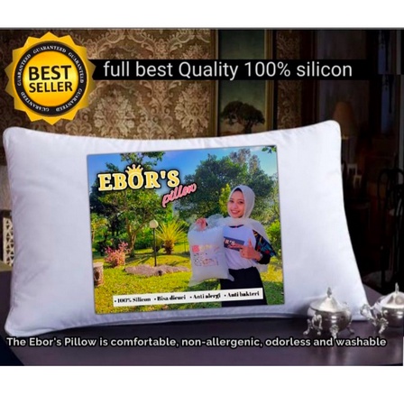 Bantal Guling / Bantal Hotel Bisa Dicuci &amp; 100% Silicon 600gr / real pict