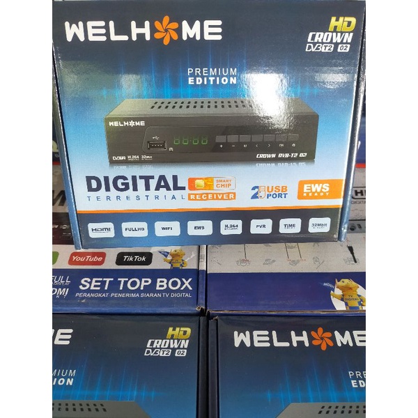 set top box welhome receiver antena digital