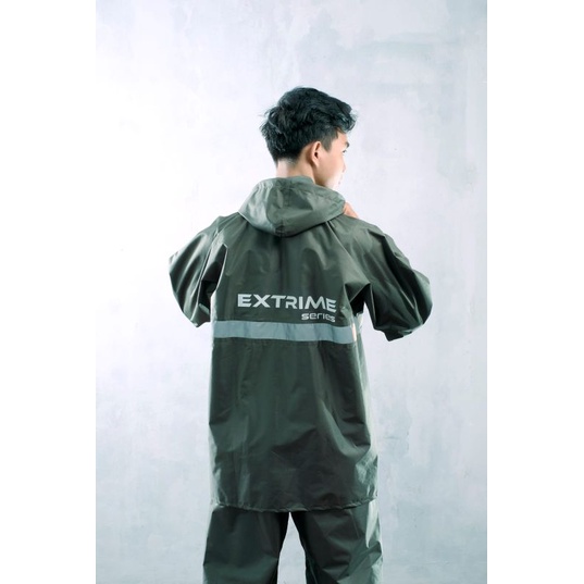 Jas Hujan Setelan Awet Pria Wanita Extrime Series ORIGINAL|PVC|Parasut|Axio|