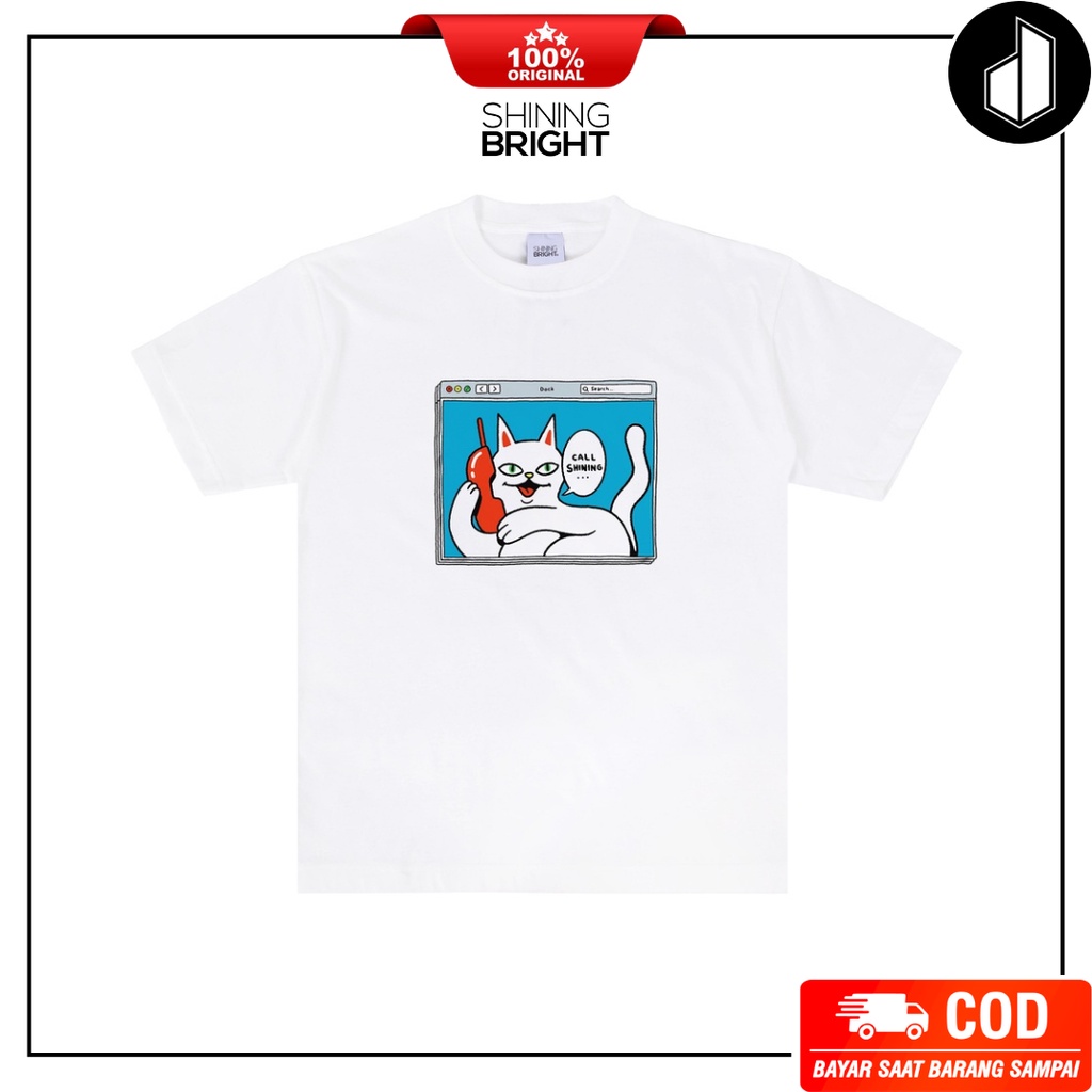 [HOT] Kaos Shining Bright Original Tshirt 122 Baju Lengan Pendek