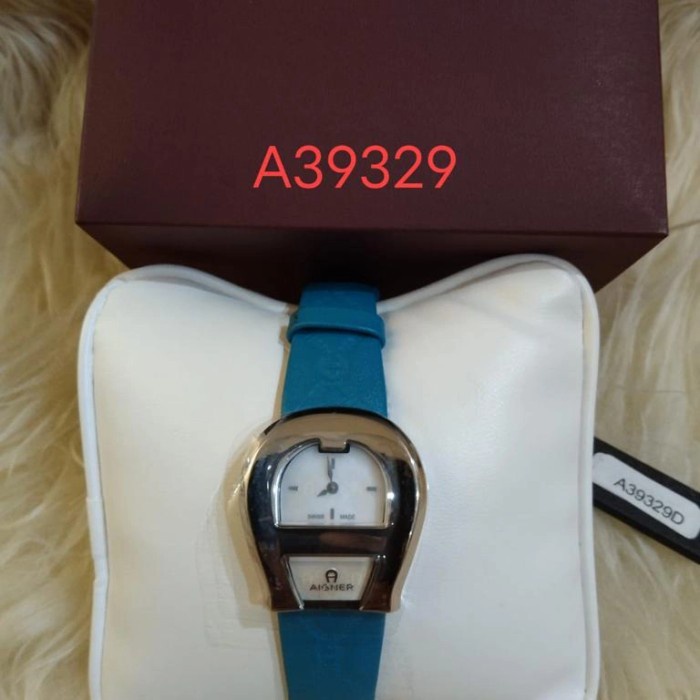 JAM TANGAN WANITA AIGNER A39329 ORIGINAL LEATHER STRAP