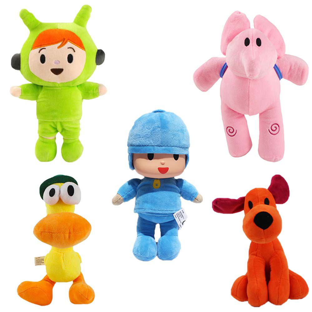 Pato Elly Pocoyo Loula Sleepy Bird Lembut Plush Boneka Figure Mainan Anak Hadiah Boneka