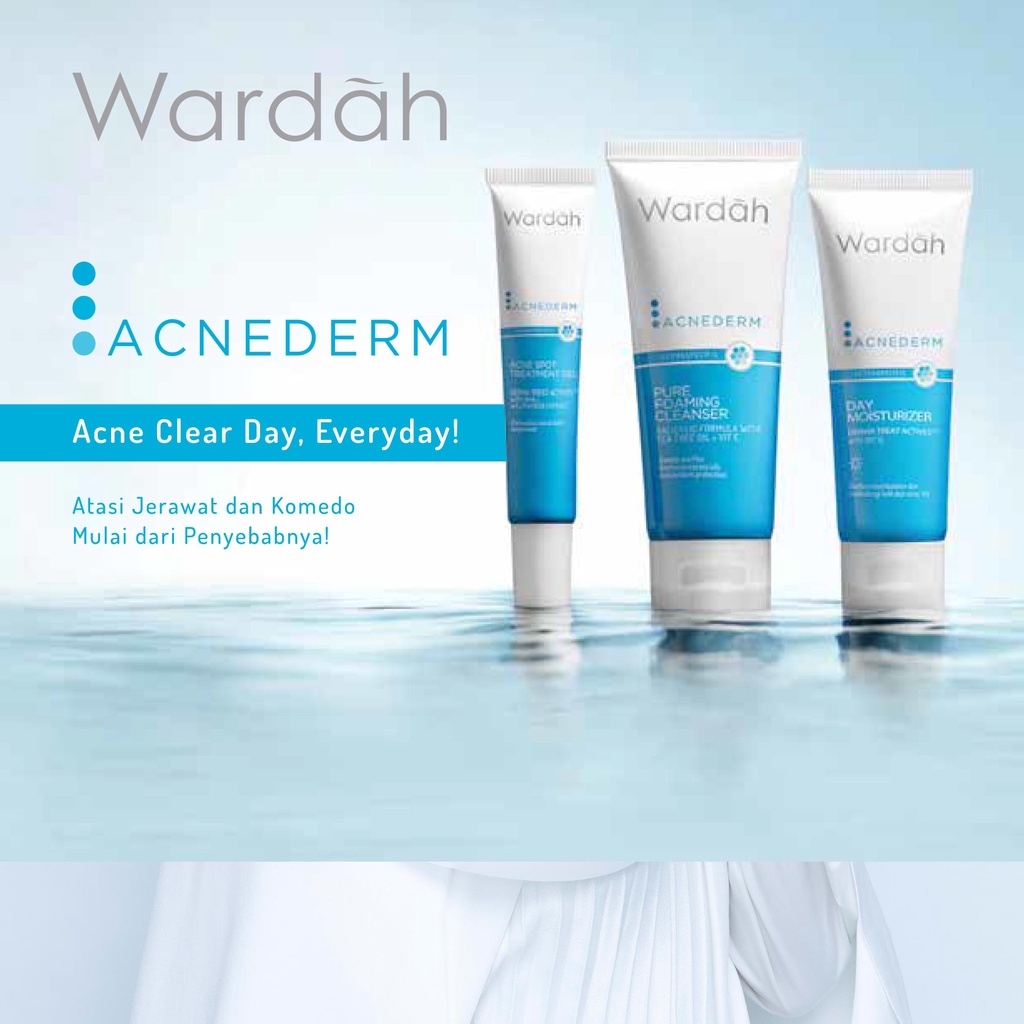 Wardah Acnederm Night Treatment Moisturizer 40 ml - Pelembab Wajah Berjerawat dengan BHA