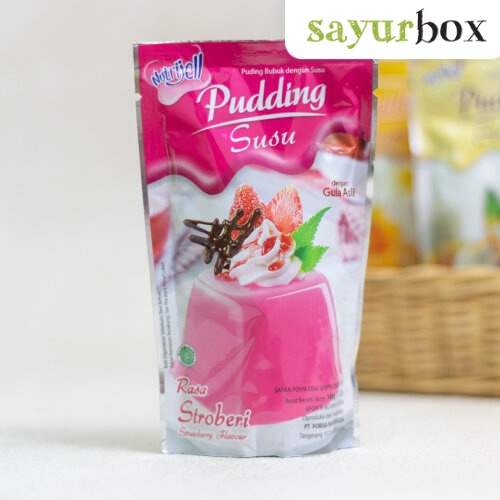 Jual Nutrijell Pudding Susu Rasa Strawberry 145 Gram Sayurbox Shopee Indonesia 1567