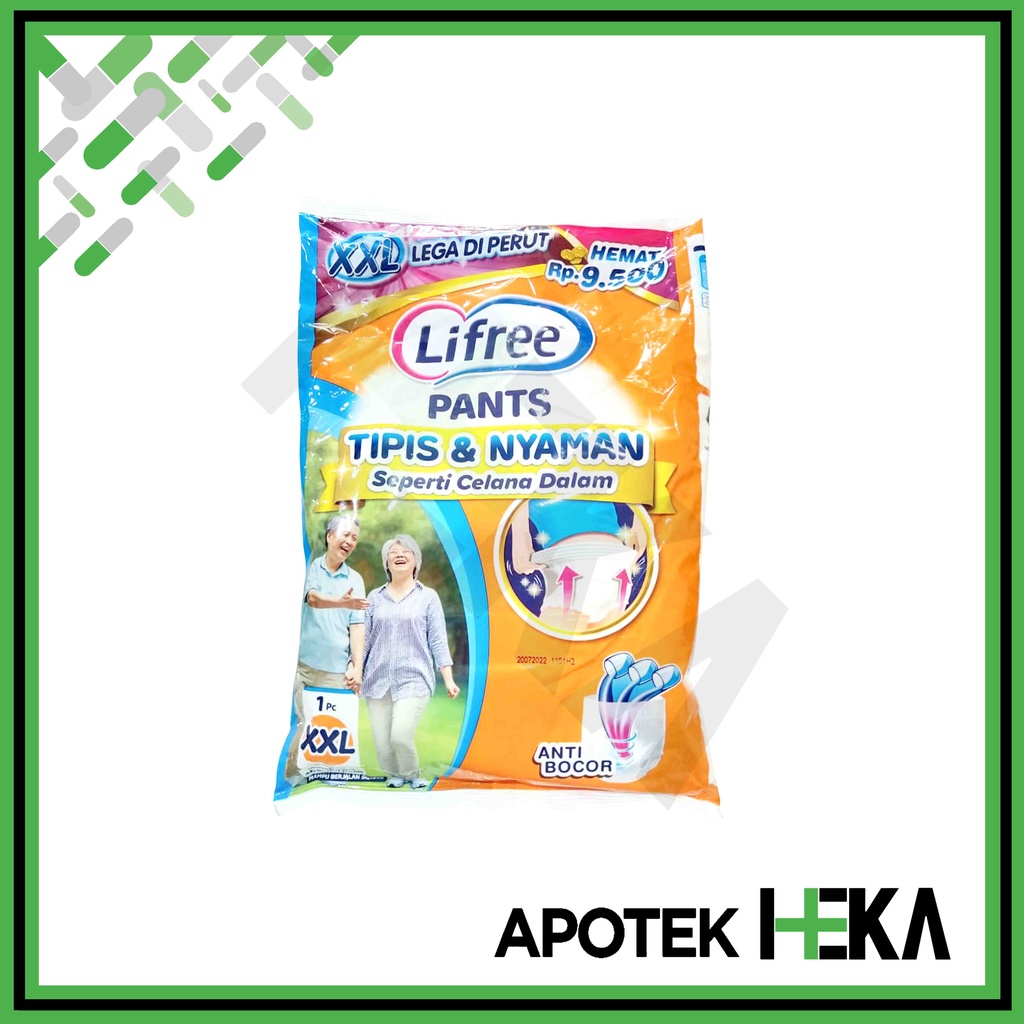 Lifree Pants Renceng 1 pc Satuan - Popok Celana Dewasa (SEMARANG)