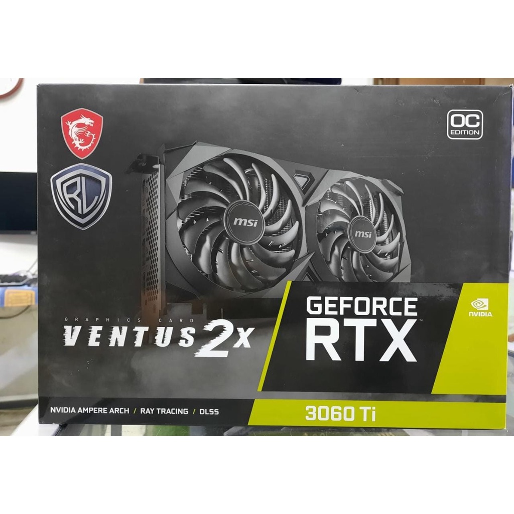 MSI RTX 3060 Ti VENTUS 2X OC 8GB DDR6 VGA CARD NVIDIA GEFORCE 3060Ti