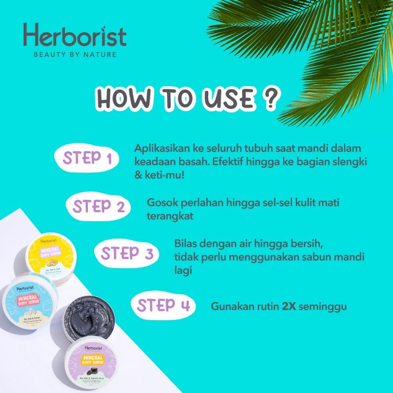 {TERMURAH}Herborist Mineral Body Scrub - 200gr