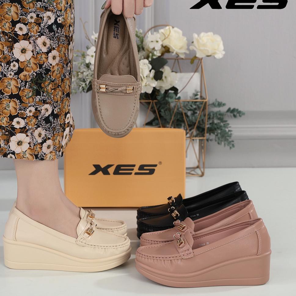 Terpercaya XES ELSA / Sepatu Wedges Wanita Import / Sepatu Kerja Wanita