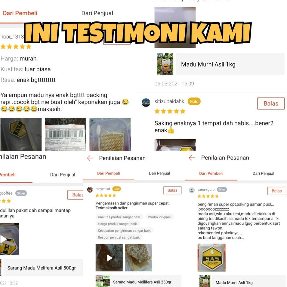 

ん Sarang Madu Mellifera Asli 250gr ㄲ