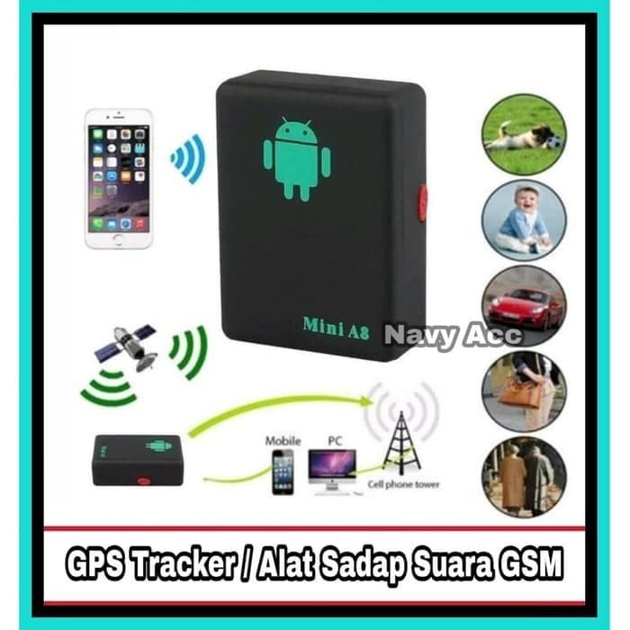 HT - GPS Tracker GSM - Alat Sadap Suara - Sadap Suara Mini GSM A8