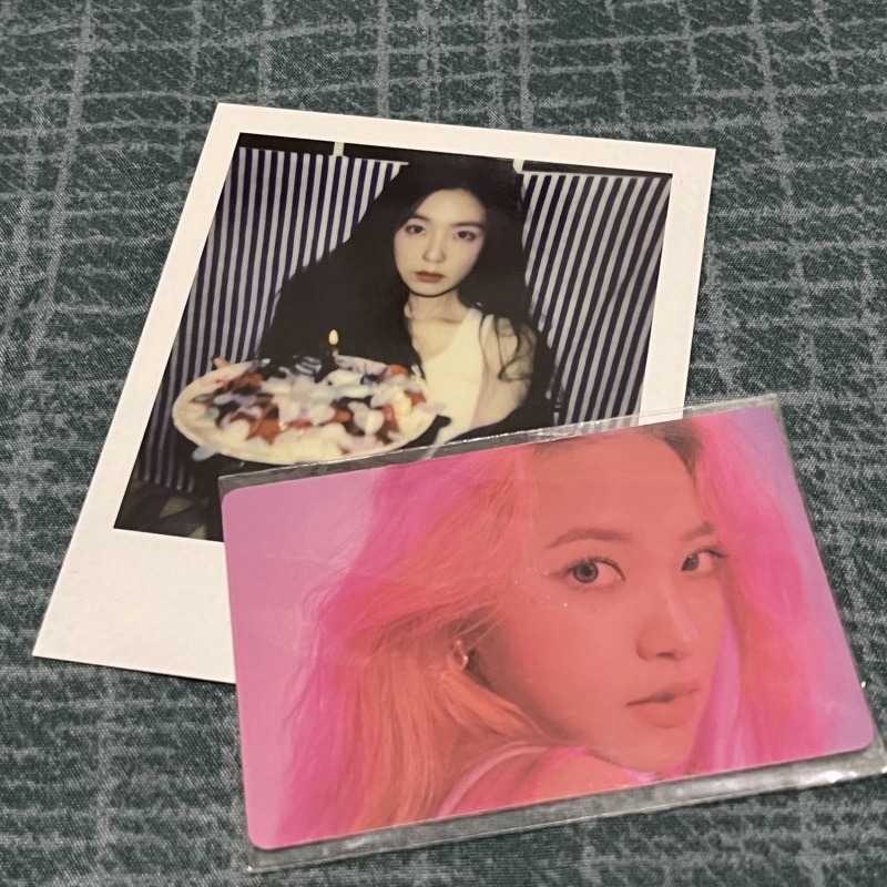 POLAROID BIRTHDAY PHOTOBOOK IRENE PAIR WITH YERI PC STICKER FINALE