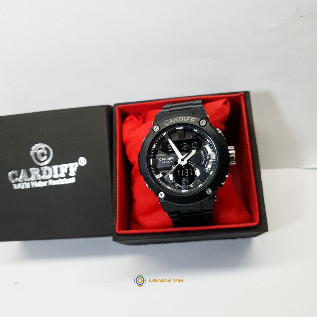 Jam Tangan Pria Cardiff 5161 Analog Digital
