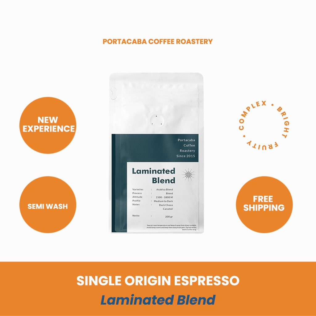 

Kopi Pangalengan Arabika Portacaba Espresso Laminated Blend 1 kg