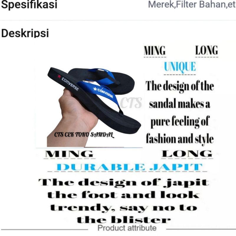 CTS Sandal jepit pria simpel 2023