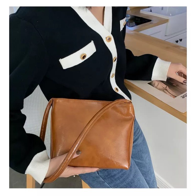 Tas Selempang Wanita Tas Tote Shoulder Bag Cewek Kulit Terbaru Original